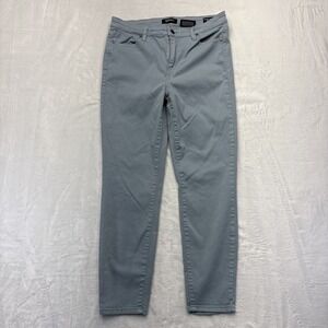 Buffalo David Bitton Havana High‎ Rise Ankle Skinny Pants Women 8/29 Blue